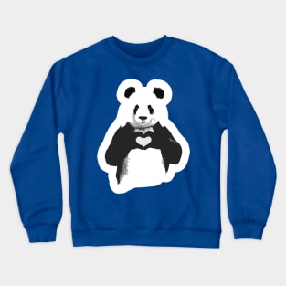 panda all you need is love Crewneck Sweatshirt